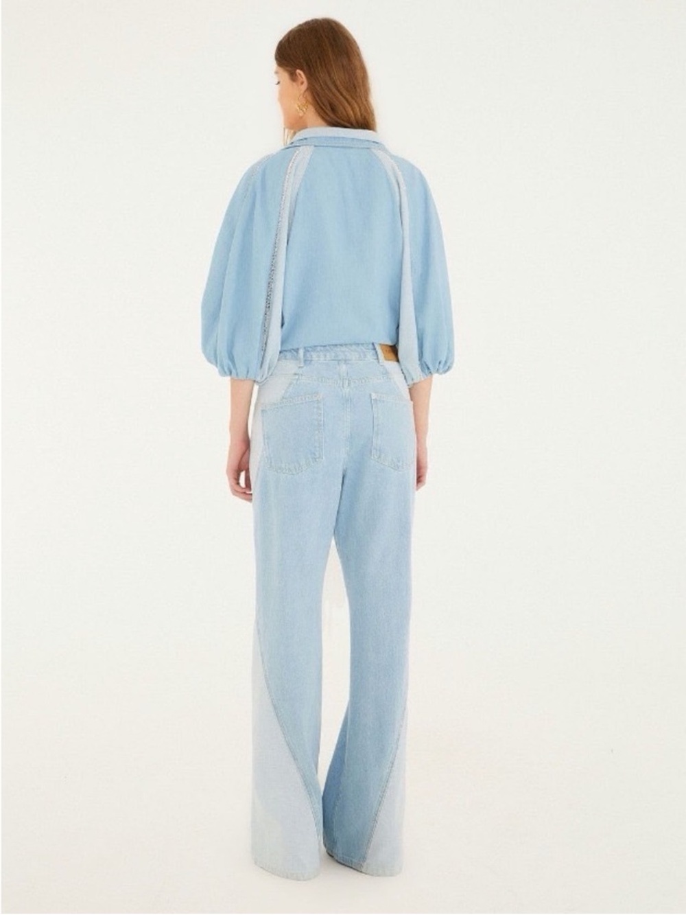 Farm Rio Tree Light Colors Denim Pants - Picture 2 of 9
